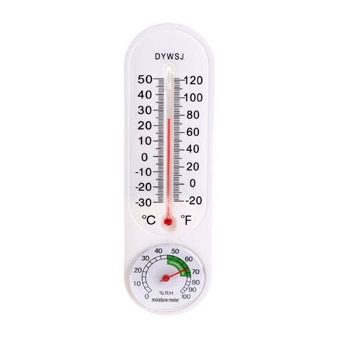 Meterk Indoor Vertical Thermometer Hygrometer Wall Mounted Household