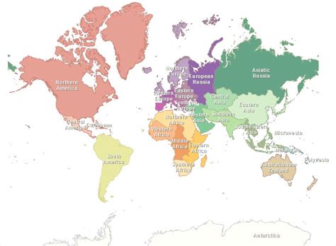 Download Shapefile World Regions أقاليم العالم الرئيسية Gis For You