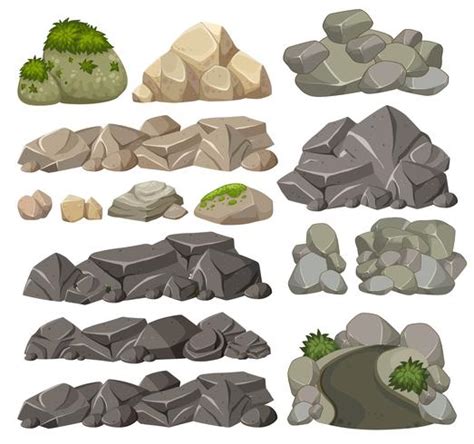Rock Formation Vector Art Icons And Graphics For Free Download