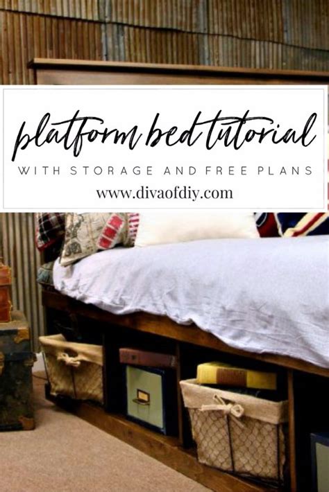 The wood, stain and finish will add simple trims and moldings to dress it up. 35 DIY Platform Beds For An Impressive Bedroom