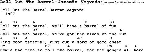 Summer Camp Song Roll Out The Barrel Jarom R Vejvoda With Lyrics And