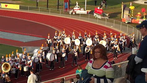 Midland High Marching Band Coming Into Stadium For Homecoming 2012