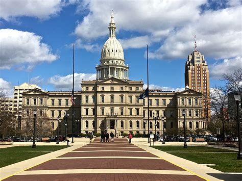 This Is Michigans State Capitol Building In Lansing Its A Great
