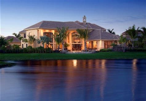 $2.49 Million Mediterranean Lakefront Mansion In Wellington, FL | Homes