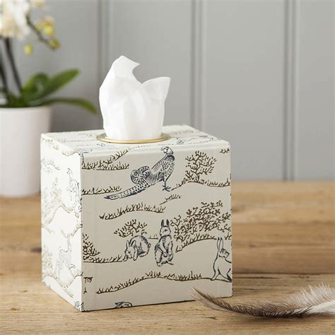 Decorative Tissue Box Cover By Harris And Jones Ltd