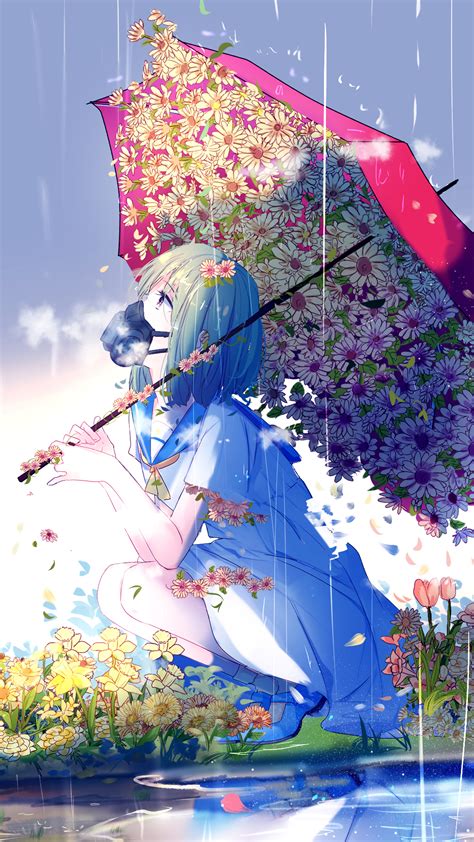 Flower Anime Wallpaper Download Wallpapers