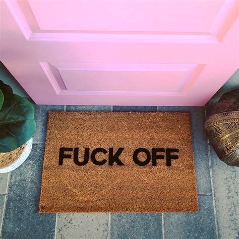 Fuck Off Doormat Funny Doormat Rude Doormat Custom Doormat Etsy
