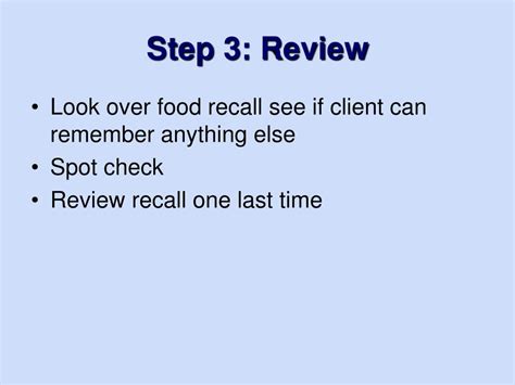 Ppt 24 Hour Food Recall For Groups Workshop Powerpoint Presentation