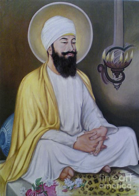 Guru teg bahadur ji, new delhi. Guru Teg Bahadur Ji Painting by Amandeep Painter