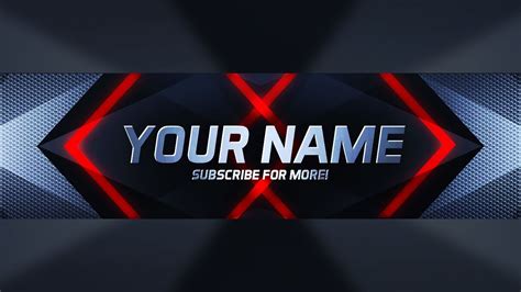 New Free Photoshop Youtube Banner Template Download Youtube Channel