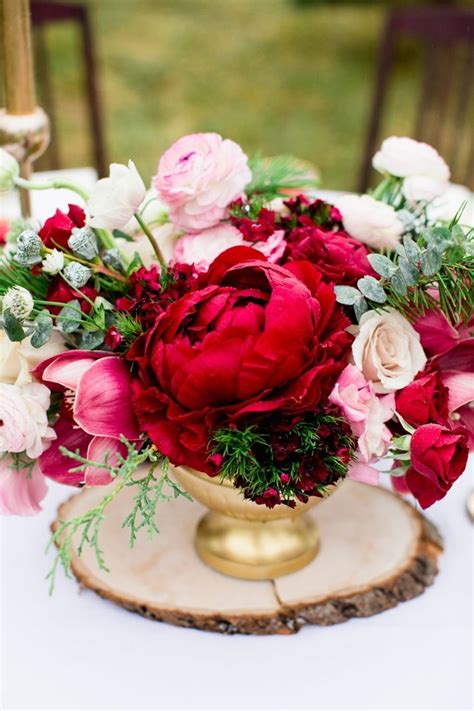 Any wedding flowers' varieties and solutions for your wedding provided by our professional florists. Rustic Chic Red and White Wedding Inspiration | Winter ...