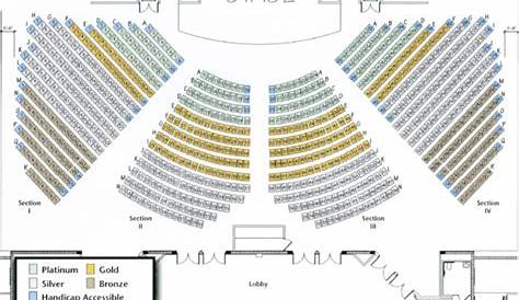 theater style seating chart