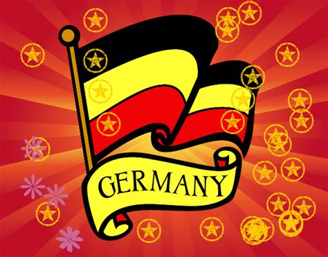 Dibujo De Bandera De Alemania Pintado Por Danielal En Dibujos Net El