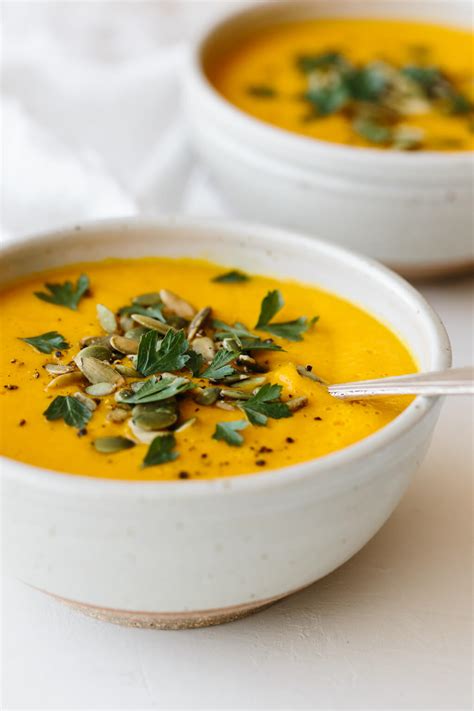 Roasted Butternut Squash Soup Downshiftology