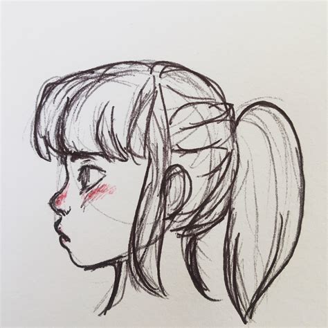 Pen Side Profile Sketch