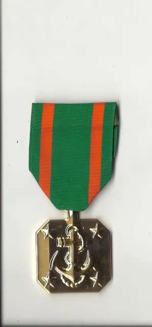 Navy And Marine Corps Usmc Achievement Award Anodized Medal Showing