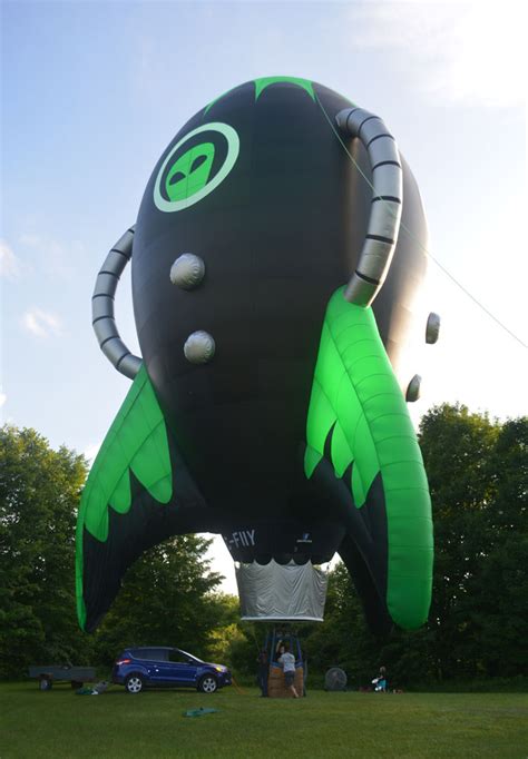 The Alien Rocket Special Shape Hot Air Balloon Is Born