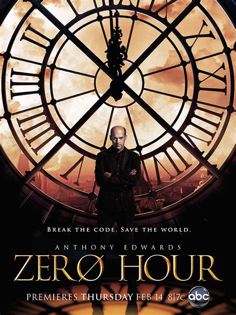 Une Affiche Pour Zero Hour Une Nouvelle Série Abc Critictoo Séries Tv