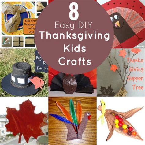 8 Easy Diy Thanksgiving Crafts For Kids