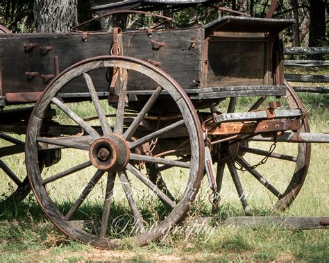Horse Drawn Wagon Farm Wagon Ranch Wagon Antique Wooden Etsy