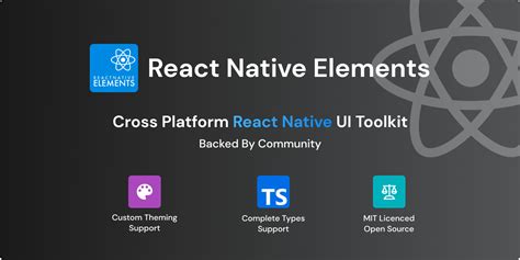 Github React Native Elements React Native Elements Cross Platform React Native Ui Toolkit