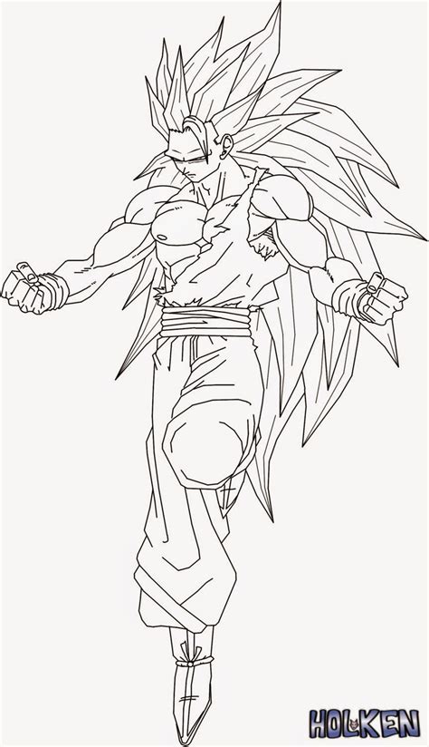 74 dragon ball z pictures to print and color. Goku sketch for Colouring