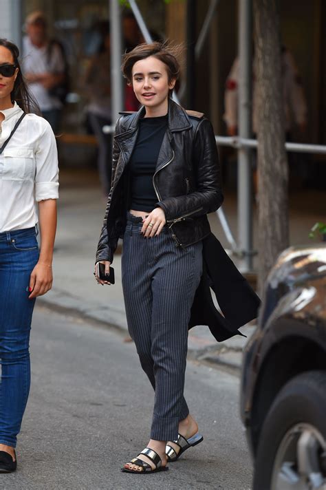 Lily Collins Out And About In New York 05032015 Hawtcelebs