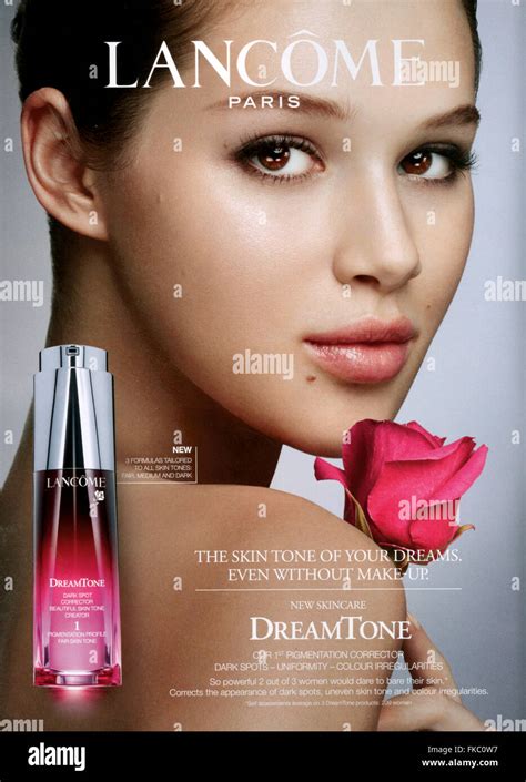 2010s Uk Lancome Magazine Advert Stock Photo Alamy