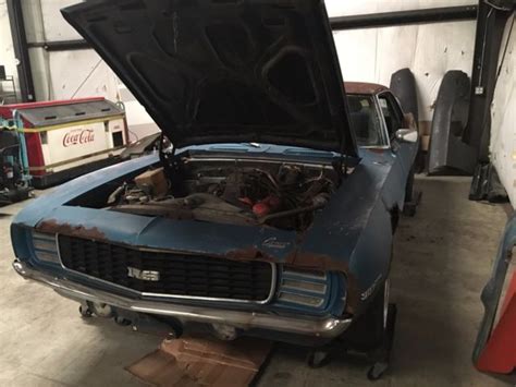 1969 Camaro Rs X11 Matching Numbers Barn Find For Sale