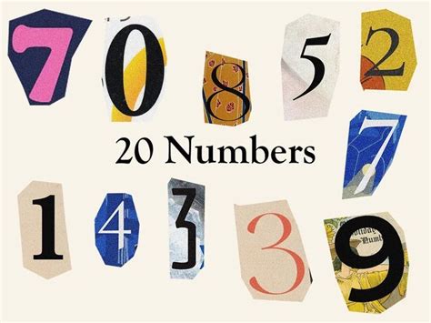 Newspaper Magazine Cutout Numbers Letters And Numbers Numbers Font