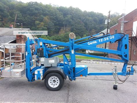 2010 Genie Tz 3420 Tow Behind Manlift