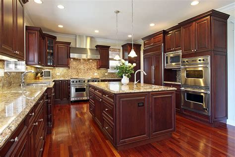 Dark Wood Floors With Cherry Cabinets Flooring Guide By Cinvex
