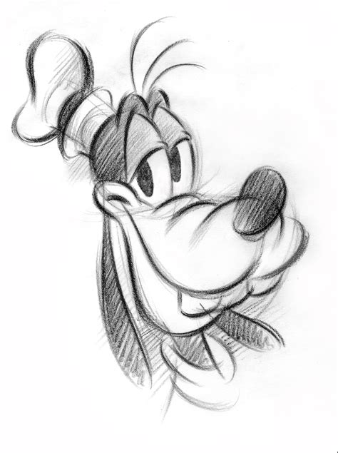 Goofy Face Original Pencil Drawing Ubicaciondepersonascdmxgobmx