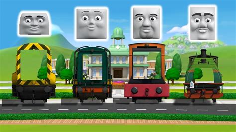 Thomas And Friends Wrong Heads Square Heads Disney Inside Out Joy Nursery Rhyme Song Youtube
