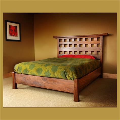 These japanese bed frame come with amazing features and enhance safety and the quality of sleep. Japanese Garden Queen size Bed | Bed frame and headboard ...