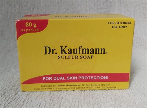 Dr Kaufmann Soap Bar Sulfur 80g Lazada Ph