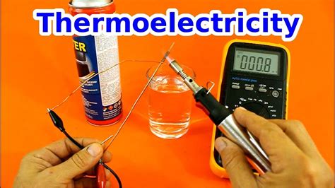 Thermoelectricity Seebeck And Peltier Effect Electricity Generation
