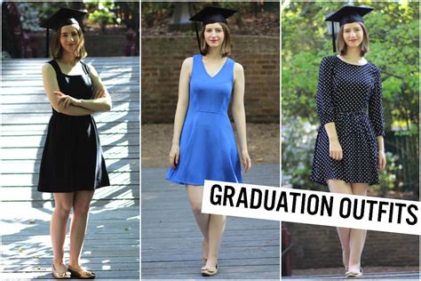 What To Wear Under Your Cap And Gown Graduation Outfit How To Wear