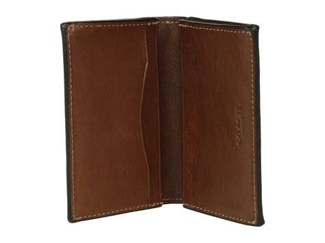 For more information or to adjust cookie settings, please click here. COACH Bifold Card Case In Sport Calf (brown) Credit Card Wallet in Brown for Men - Lyst