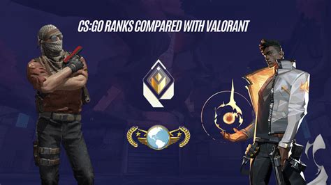 Csgo Ranks Compared With Valorant 2023