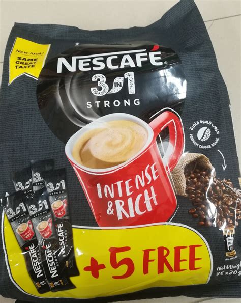 Nestle Nescafe 3 In 1 Intense And Rich Sachets 35 Sticks 20 Etsy