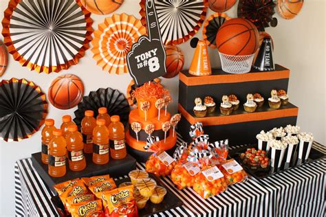 Basketball Birthday Party Ideas Photo 15 Of 20 Catch My Party