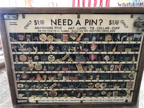 Got This Vintage Enamel Pin Display Out Of An Old Building I Work In