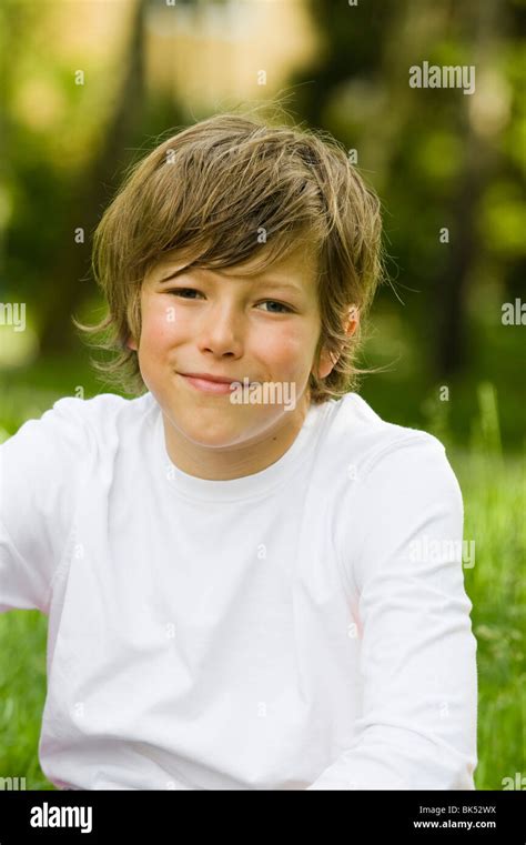 Portrait Of Boy Stock Photo Alamy