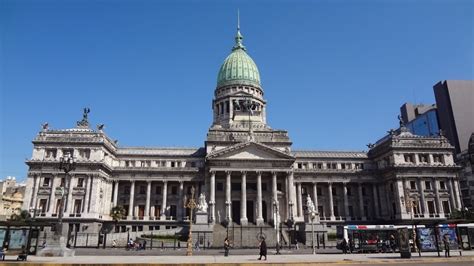 Vista Satelital Del Palacio Del Congreso Nacional Argentino Buenos