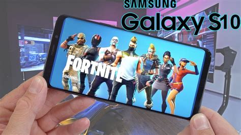 Gaming On Samsung Galaxy S10 Plus Fortnite 60fps Gameplay Youtube