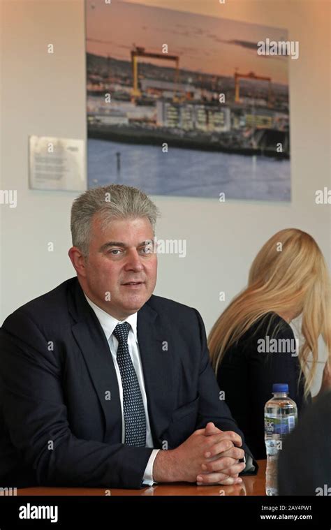 Newly Appointed Northern Ireland Secretary Brandon Lewis At Csit