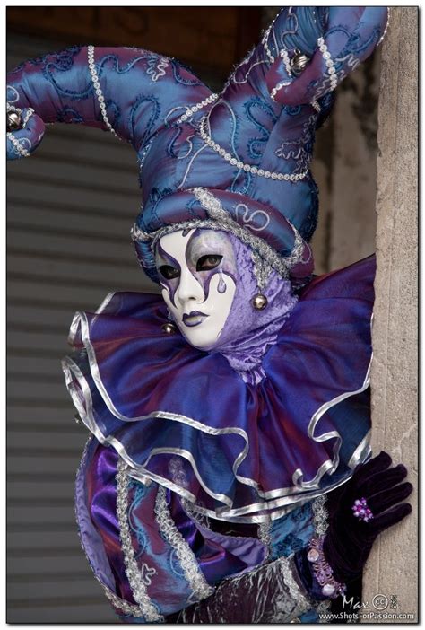 Venice Carnival 2011 Violet Jester Mask Jester Mask Carnival
