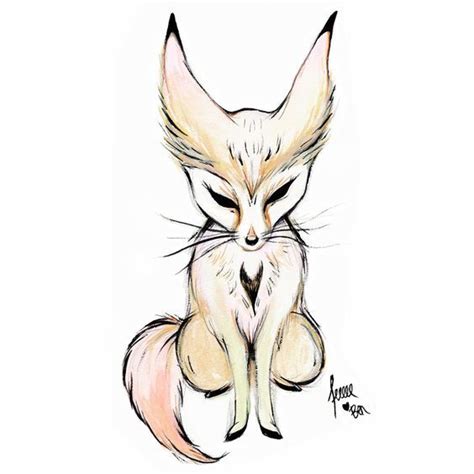 Fennec Fox Fox Drawing Fox Artwork Fox Art