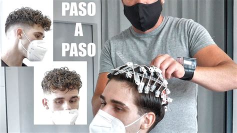 Permanente Pelo Liso A Rizado Hombre Paso A Paso Youtube